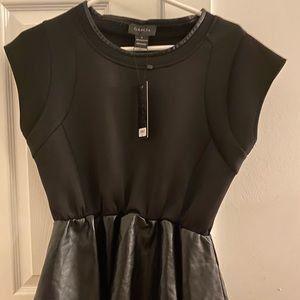 Beautiful neoprene And flux leather top